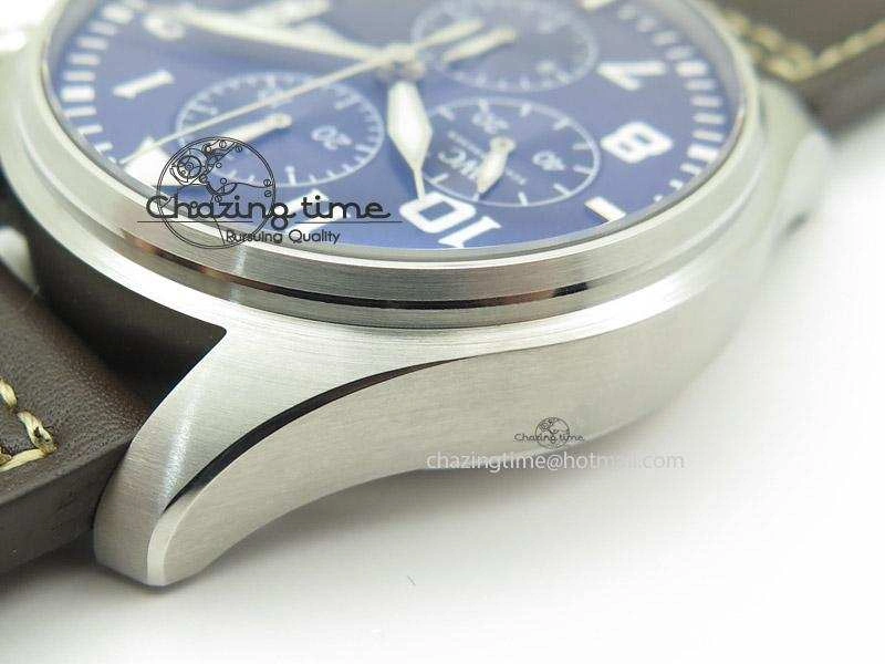 Pilot Chrono 377706 “Le Petit Prince” V6F Best Edition Blue Dial on Brown Leather Strap A Lightweight 7387