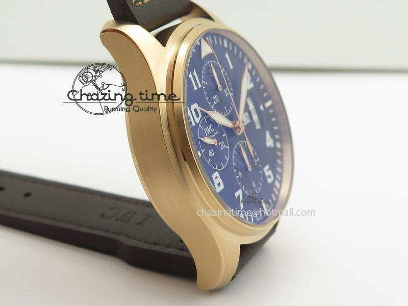 Pilot Chrono 377706 “Le Petit Prince” V6F Best Edition RG Blue Dial on Brown Leather Strap A FashionForward 7386