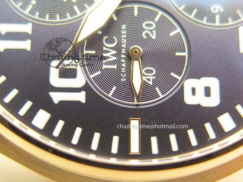 Pilot Chrono 377706 “Le Petit Prince” V6F Best Edition RG Blue Dial on Brown Leather Strap A FashionForward 7386