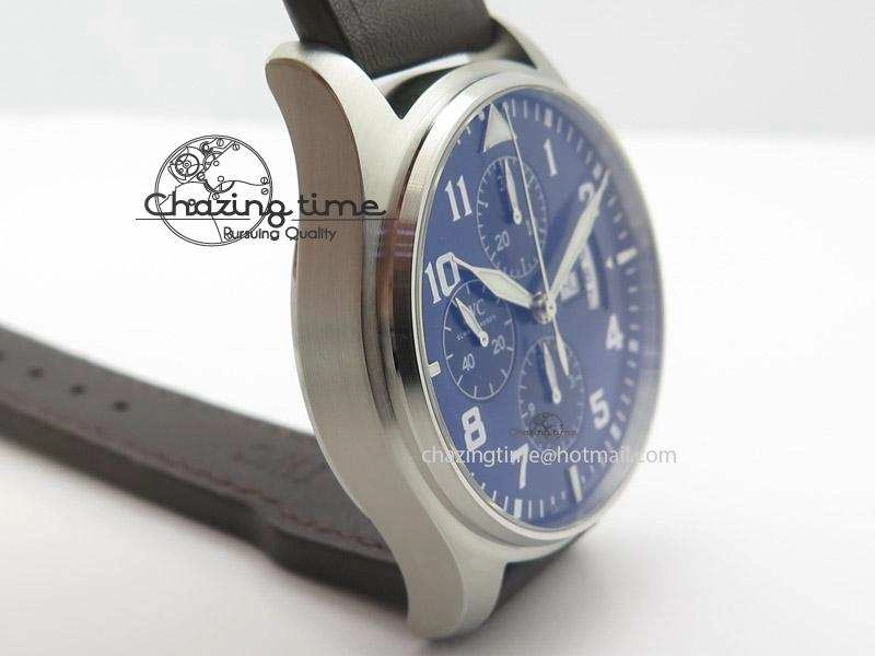 Pilot Chrono 377706 “Le Petit Prince” ZF 1:1 Best Edition Blue Dial On Brown Leather Strap A WrinkleFree 7347