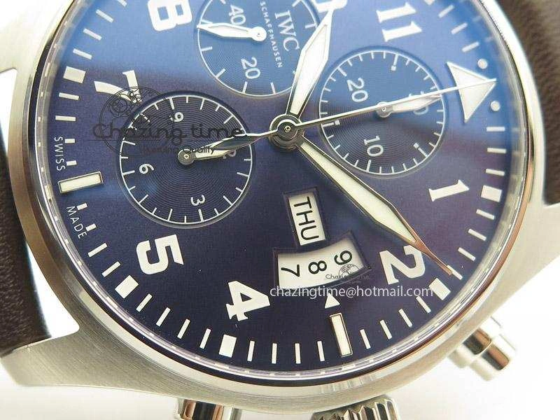 Pilot Chrono 377706 “Le Petit Prince” ZF 1:1 Best Edition Blue Dial On Brown Leather Strap A WrinkleFree 7347