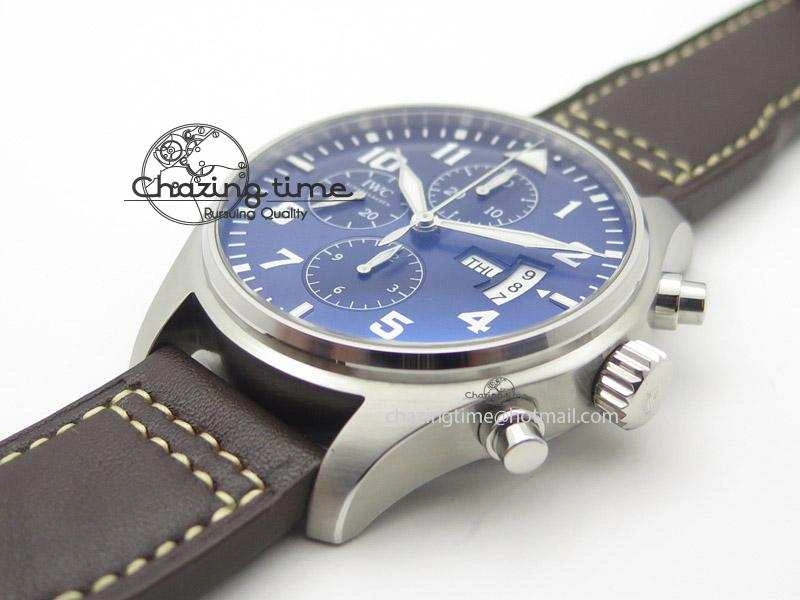 Pilot Chrono 377706 “Le Petit Prince” ZF 1:1 Best Edition Blue Dial On Brown Leather Strap A WrinkleFree 7347