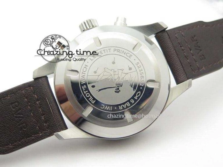 Pilot Chrono 377706 “Le Petit Prince” ZF 1:1 Best Edition Blue Dial On Brown Leather Strap A WrinkleFree 7347