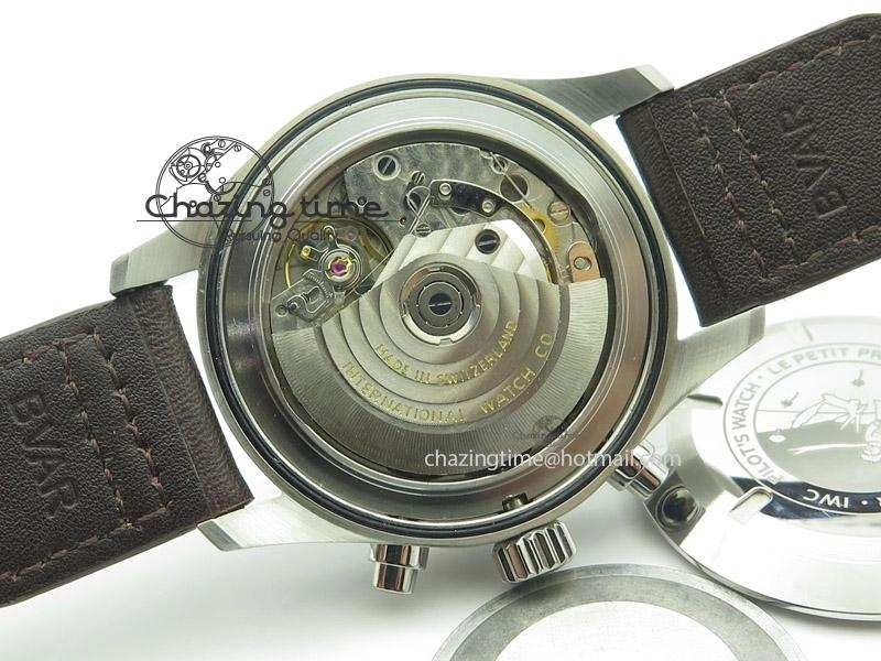 Pilot Chrono 377706 “Le Petit Prince” ZF 1:1 Best Edition Blue Dial On Brown Leather Strap A WrinkleFree 7347