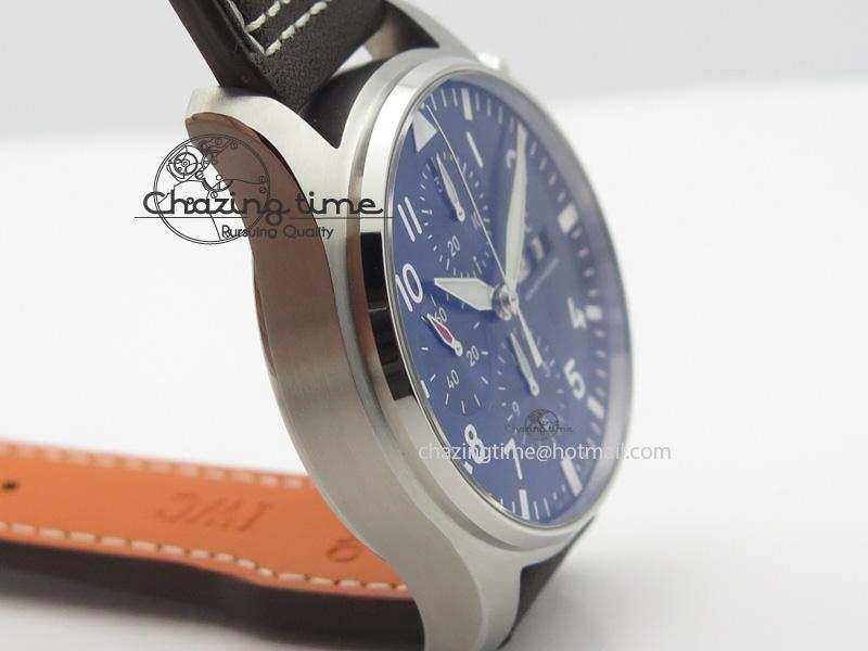 Pilot Chrono 377714 “Le Petit Prince” ZF Best Edition Blue Dial On Brown Leather Strap A Cozy 7309