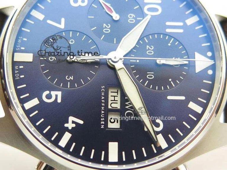 Pilot Chrono 377714 “Le Petit Prince” ZF Best Edition Blue Dial On Brown Leather Strap A Cozy 7309
