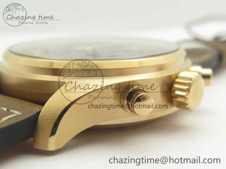 Pilot Chrono 377721 “Le Petit Prince” RG ZF 1:1 Best Edition on Brown Leather Strap A Versatile 7182