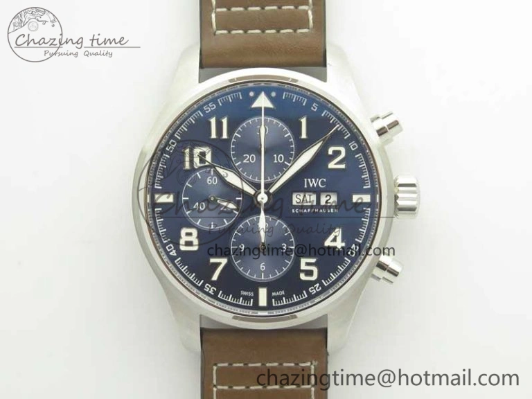 Pilot Chrono 377721 “Le Petit Prince” SS ZF 1:1 Best Edition on Brown Leather Strap A Stretchable 7180
