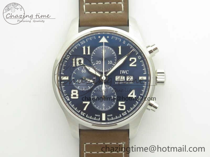 Pilot Chrono 377721 “Le Petit Prince” SS ZF 1:1 Best Edition on Brown Leather Strap A Stretchable 7180