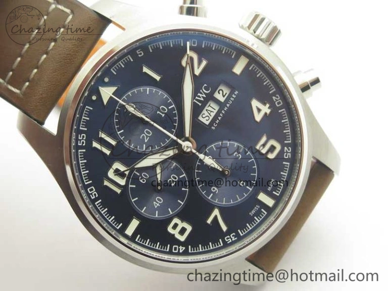 Pilot Chrono 377721 “Le Petit Prince” SS ZF 1:1 Best Edition on Brown Leather Strap A Stretchable 7180