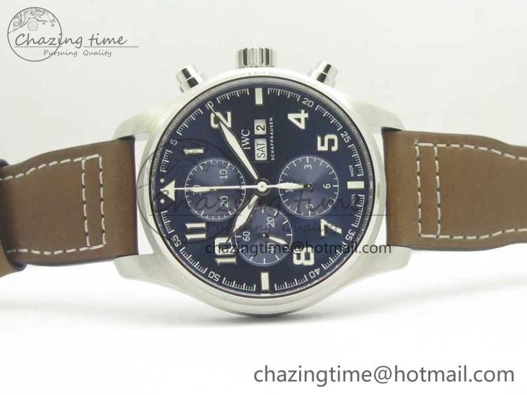 Pilot Chrono 377721 “Le Petit Prince” SS ZF 1:1 Best Edition on Brown Leather Strap A Stretchable 7180