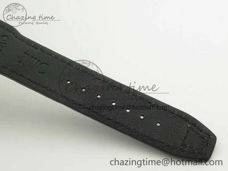 Affordable Pilot Chrono 377725 SS ZF 1:1 Best Edition White Dial on Black Leather Strap A 7183