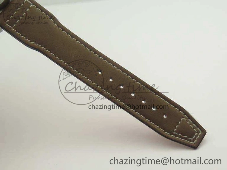 Compact Pilot Chrono IW377713 ZF 1:1 Best Edition Brown Dial On Brown Leather Strap A 7214
