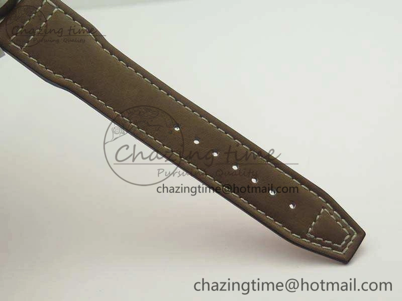 Compact Pilot Chrono IW377713 ZF 1:1 Best Edition Brown Dial On Brown Leather Strap A 7214