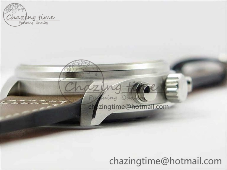 Pilot Chrono IW377726 ZF 1:1 Best Edition Green Dial on Brown Leather Strap A Effortless 7125