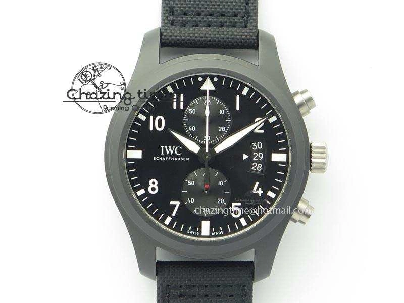Pilot Chrono IW388001 Real Ceramic ZF 1:1 Best Edition On Black Nylon Strap A Thermal 7279