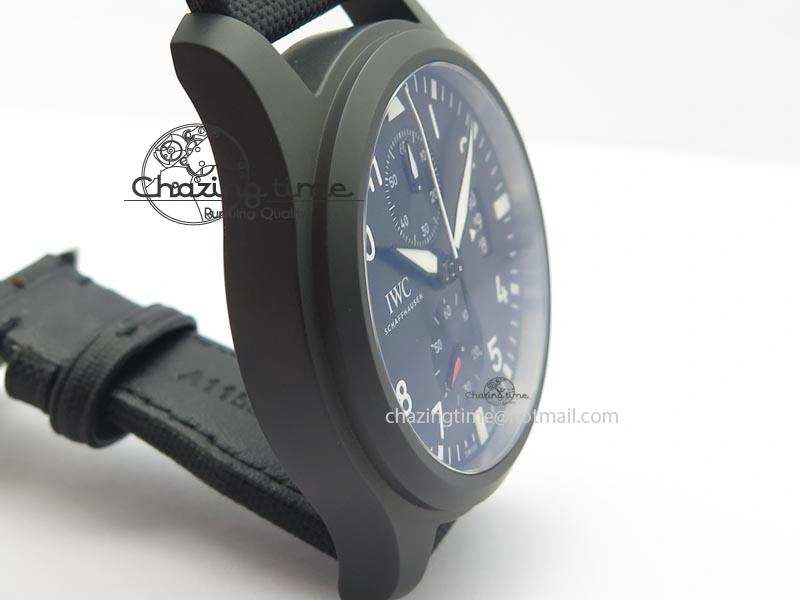 Pilot Chrono IW388001 Real Ceramic ZF 1:1 Best Edition On Black Nylon Strap A Thermal 7279