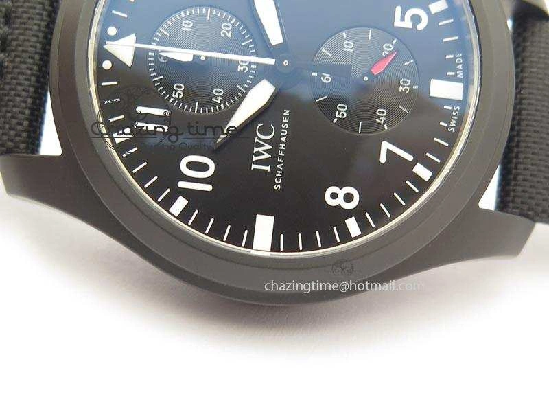 Pilot Chrono IW388001 Real Ceramic ZF 1:1 Best Edition On Black Nylon Strap A Thermal 7279