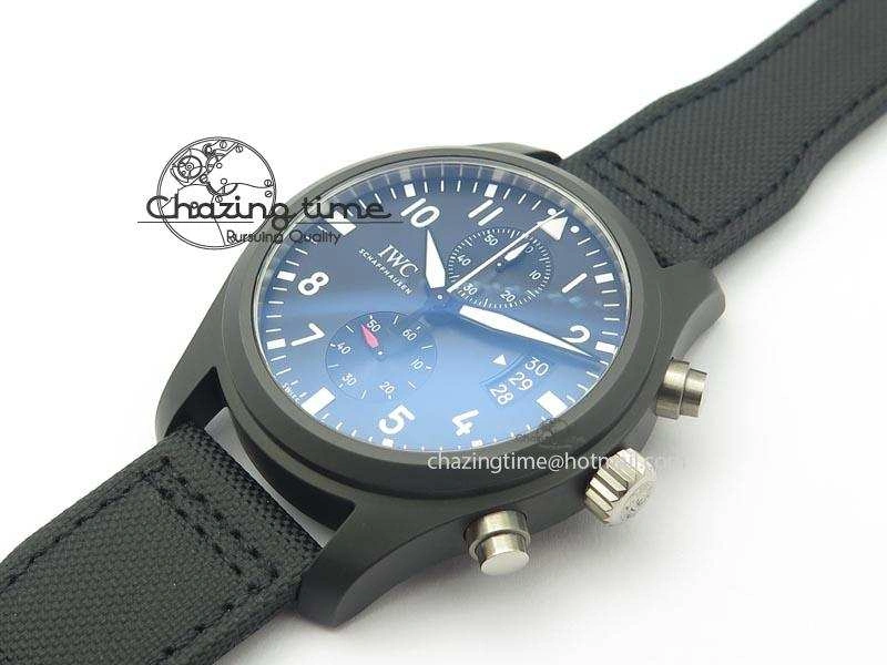 Pilot Chrono IW388001 Real Ceramic ZF 1:1 Best Edition On Black Nylon Strap A Thermal 7279