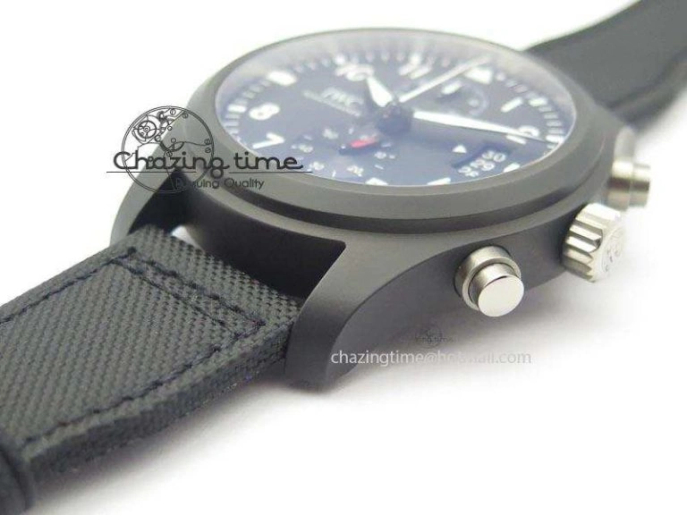 Pilot Chrono IW388001 Real Ceramic ZF 1:1 Best Edition On Black Nylon Strap A Thermal 7279