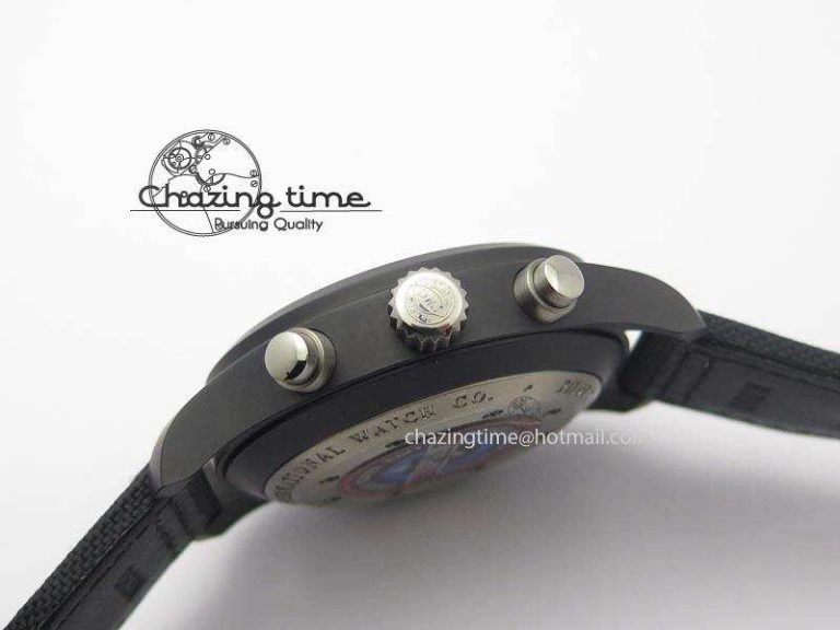 Pilot Chrono IW388001 Real Ceramic ZF 1:1 Best Edition On Black Nylon Strap A Thermal 7279