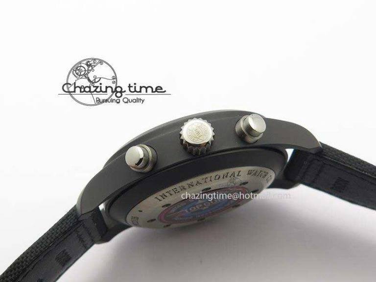 Pilot Chrono IW388003 Real Ceramic V6F Best Edition Green Markers On Black Nylon Strap A Contemporary 7283