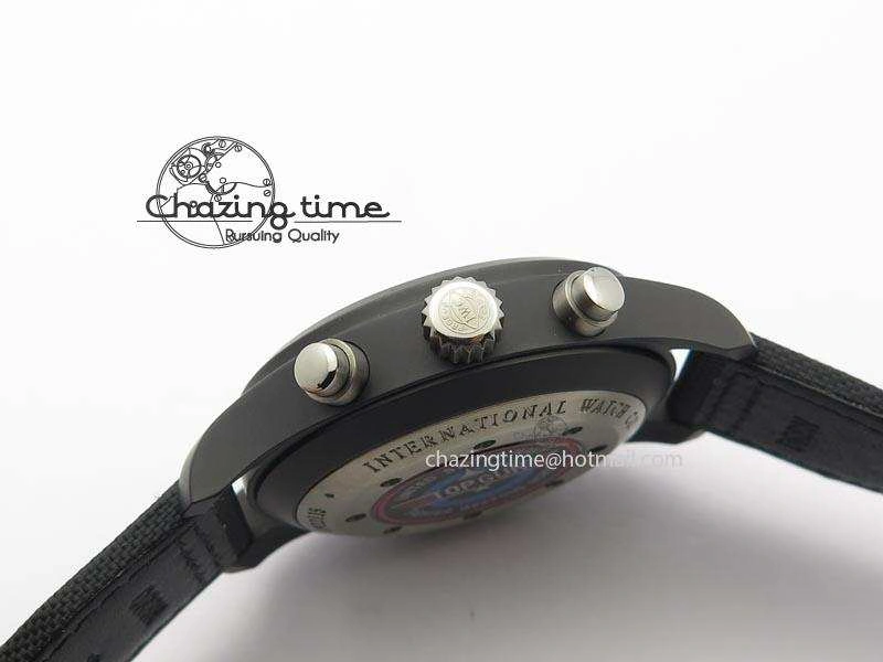 Pilot Chrono IW388003 Real Ceramic V6F Best Edition Green Markers On Black Nylon Strap A Contemporary 7283