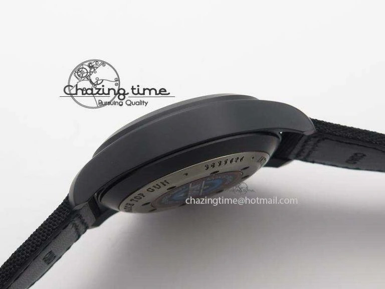 Trendy Pilot Chrono IW388003 Real Ceramic ZF 1:1 Best Edition On Black Nylon Strap A 7322