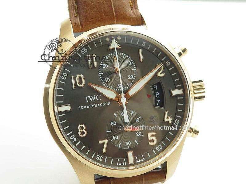 Pilot Chrono RG 3878 Gray Dial on Light Brown Leather Strap A GoAnywhere 7394