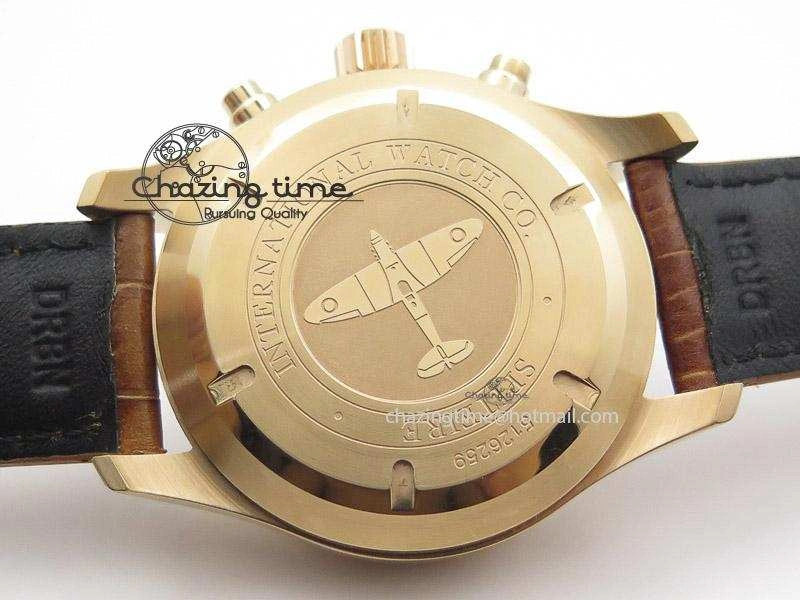 Pilot Chrono RG 3878 Gray Dial on Light Brown Leather Strap A GoAnywhere 7394