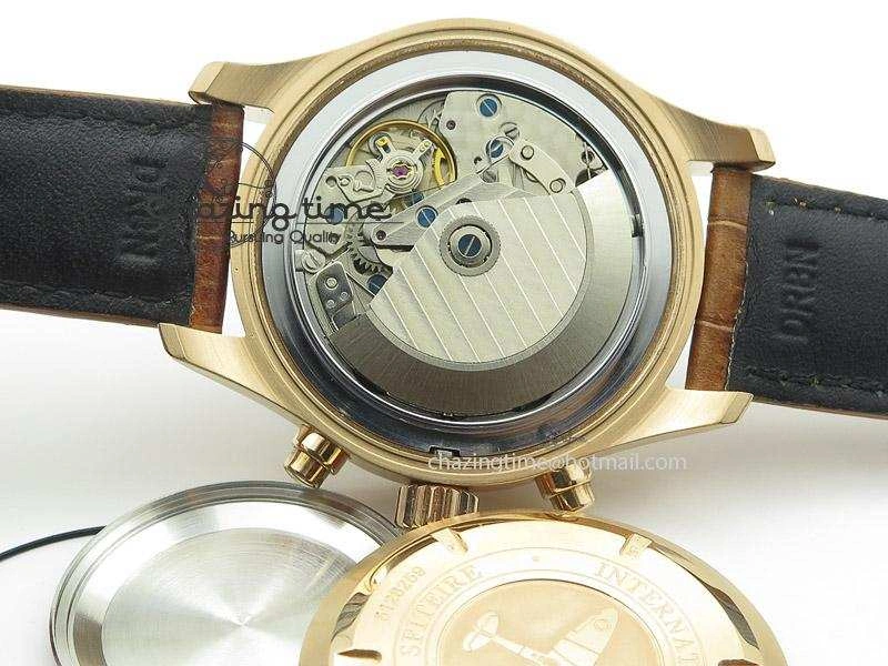 Pilot Chrono RG 3878 Gray Dial on Light Brown Leather Strap A GoAnywhere 7394