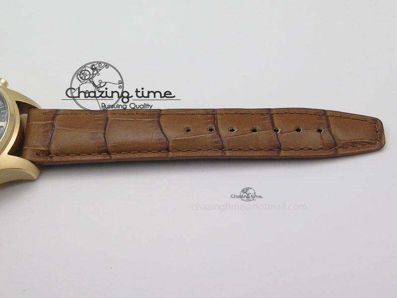 Pilot Chrono RG 3878 Gray Dial on Light Brown Leather Strap A GoAnywhere 7394