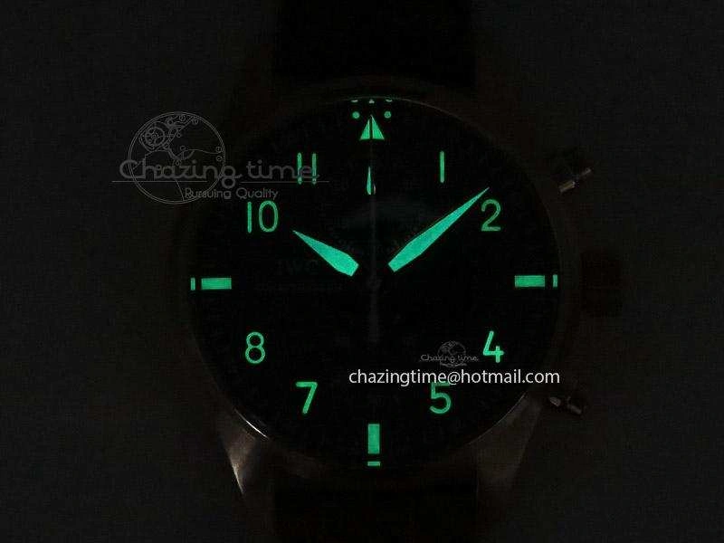 Pilot Chrono RG 3878 Gray Dial on Light Brown Leather Strap A GoAnywhere 7394