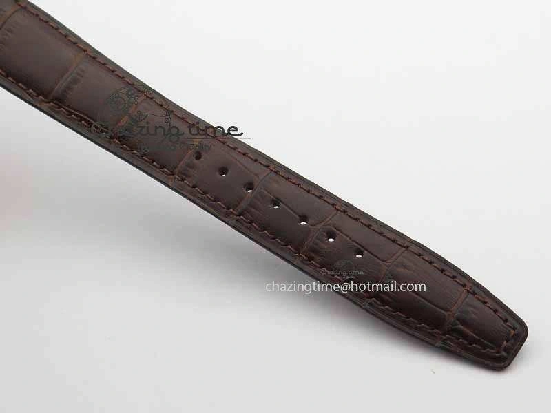 Pilot Chrono RG 3878 V6F Best Edition Gray Dial On Brown Leather Strap A Popular 7254