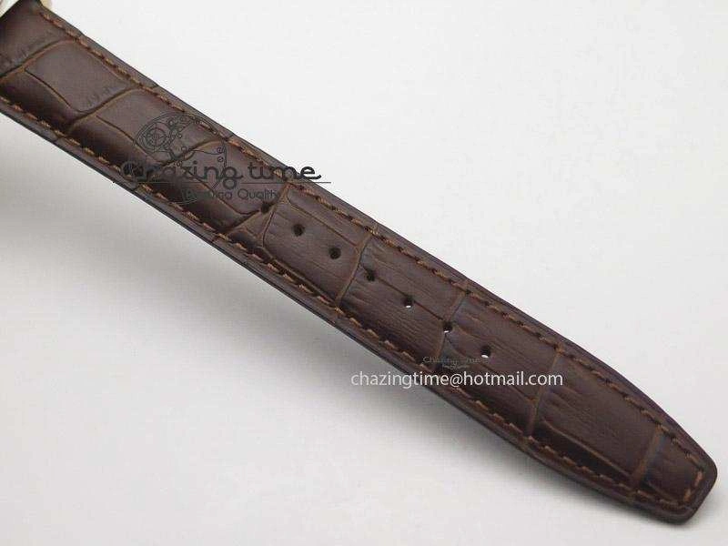 Neat Pilot Chrono RG 3878 ZF Best Edition Grey Dial On Brown Leather Strap A 7330