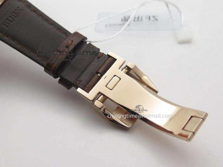 Neat Pilot Chrono RG 3878 ZF Best Edition Grey Dial On Brown Leather Strap A 7330