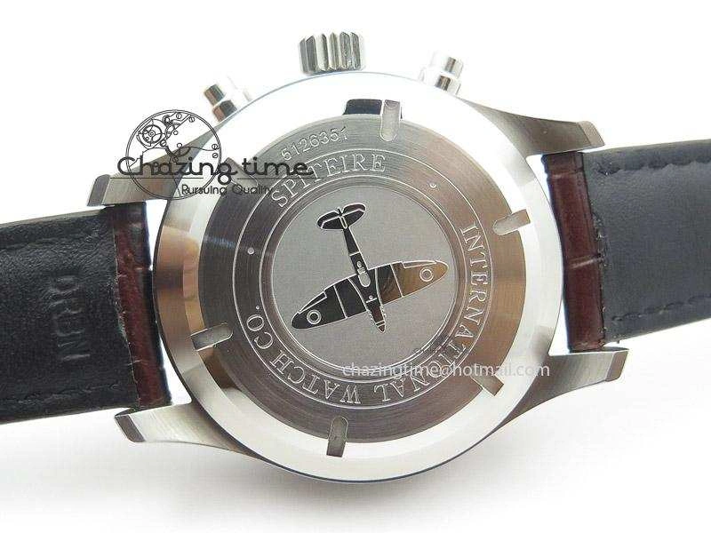 Pilot Chrono SS 3878 Gray Dial on Brown Leather Strap A StreetReady 7395