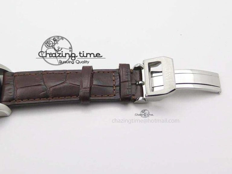 Pilot Chrono SS 3878 Gray Dial on Brown Leather Strap A StreetReady 7395