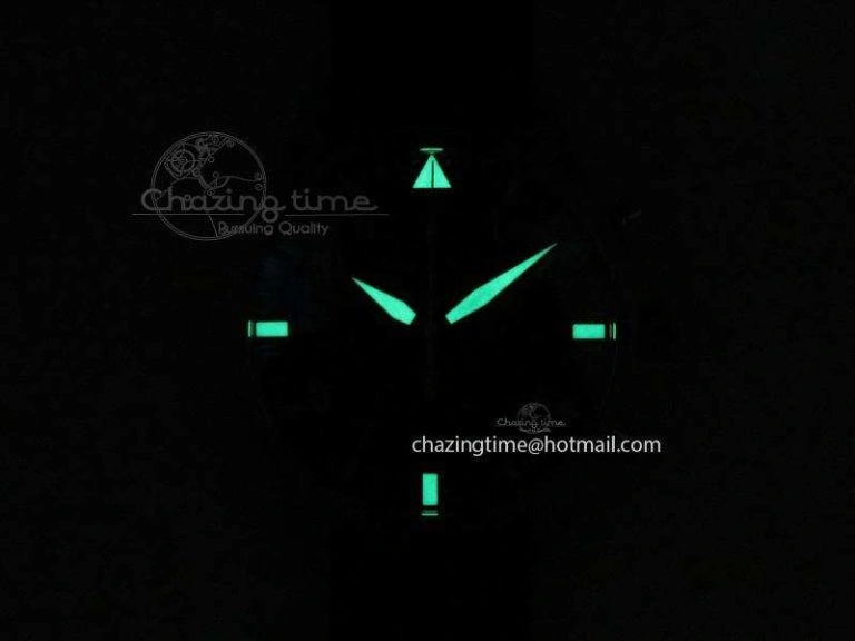 Minimalist Pilot Chrono SS IW377709 ZF Best Edition Black Dial On Black Leather Strap A 7313