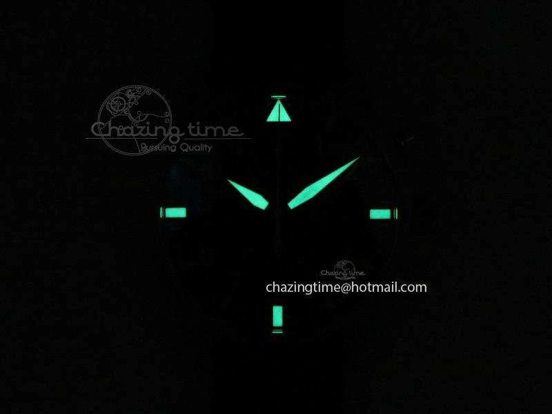 Minimalist Pilot Chrono SS IW377709 ZF Best Edition Black Dial On Black Leather Strap A 7313