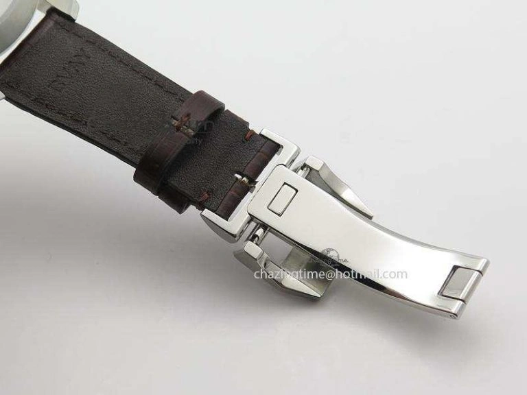 AllSeason Pilot Chrono SS IW387802 V6F 1:1 Best Edition On Brown Leather Strap A 7323