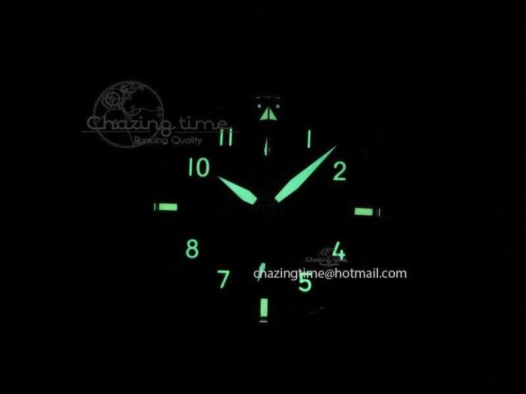 EasyCare Pilot Chrono SS IW387808 CF3 ZF 1:1 Best Edition On Brown Leather Strap A 7328