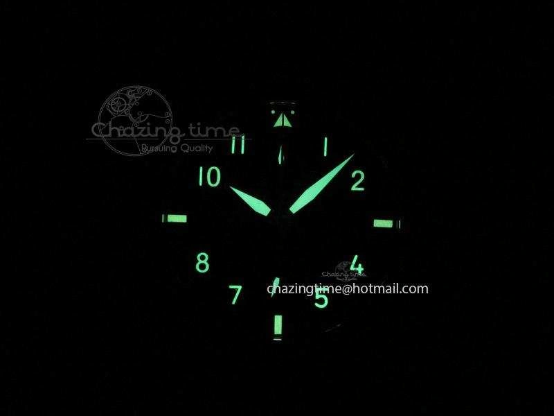 EasyCare Pilot Chrono SS IW387808 CF3 ZF 1:1 Best Edition On Brown Leather Strap A 7328