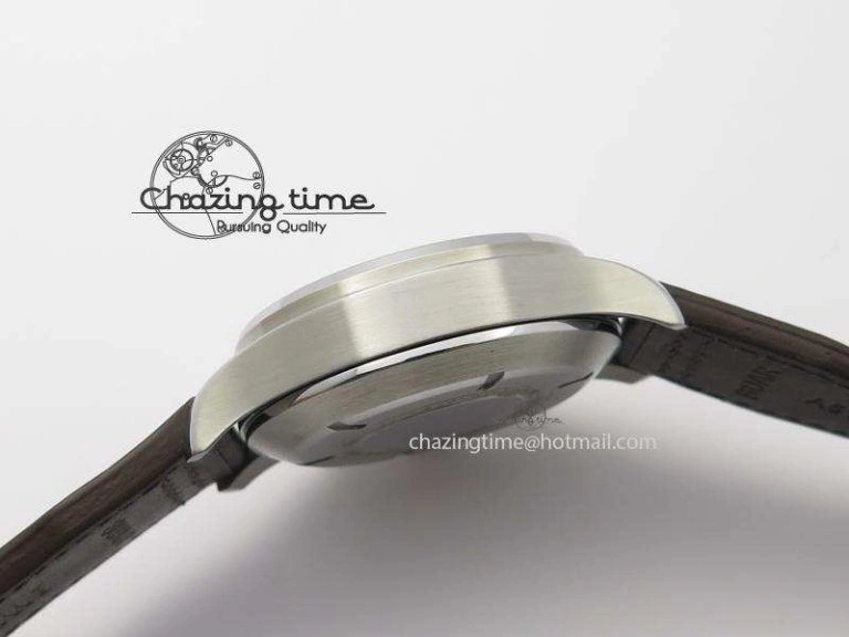 EasyCare Pilot Chrono SS IW387808 CF3 ZF 1:1 Best Edition On Brown Leather Strap A 7328