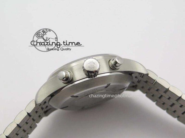 Cozy Pilot Chrono SS IW387809 ZF 1:1 Best Edition Silver Dial On SS Bracelet A 7327