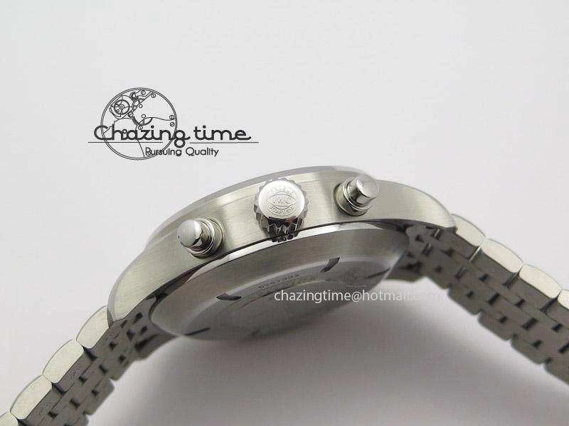 Cozy Pilot Chrono SS IW387809 ZF 1:1 Best Edition Silver Dial On SS Bracelet A 7327