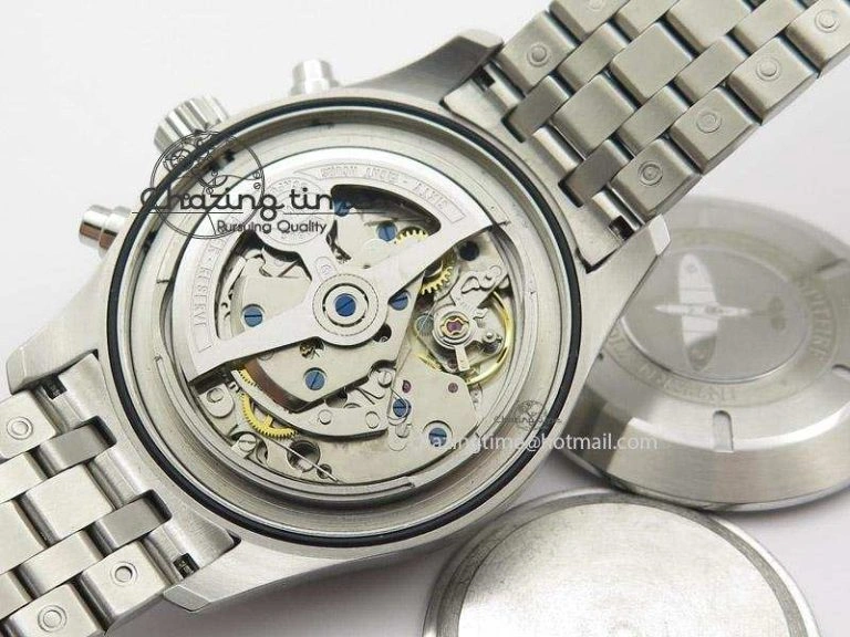 Cozy Pilot Chrono SS IW387809 ZF 1:1 Best Edition Silver Dial On SS Bracelet A 7327