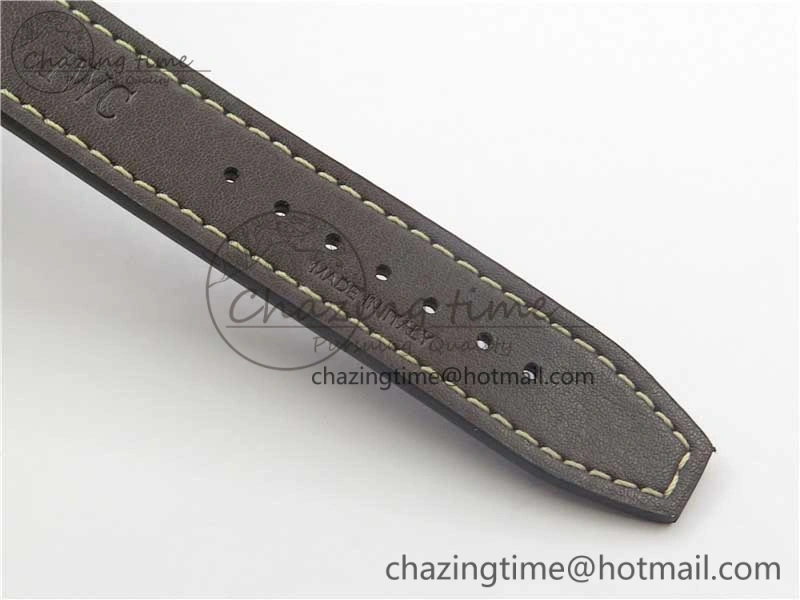 Pilot Chrono Spitfire IW387903 SS ZF 1:1 Best Edition Black Dial on Brown Leather Strap A HighPerformance 7127