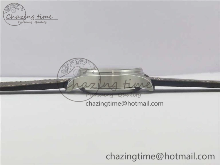 Pilot Chrono Spitfire IW387903 SS ZF 1:1 Best Edition Black Dial on Brown Leather Strap A HighPerformance 7127