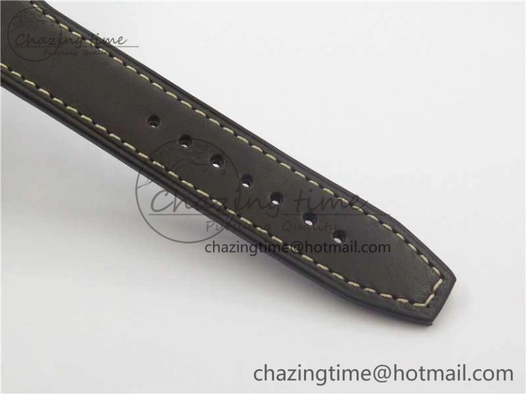 Pilot Chrono Spitfire IW387903 SS ZF 1:1 Best Edition Black Dial on Brown Leather Strap A HighPerformance 7127